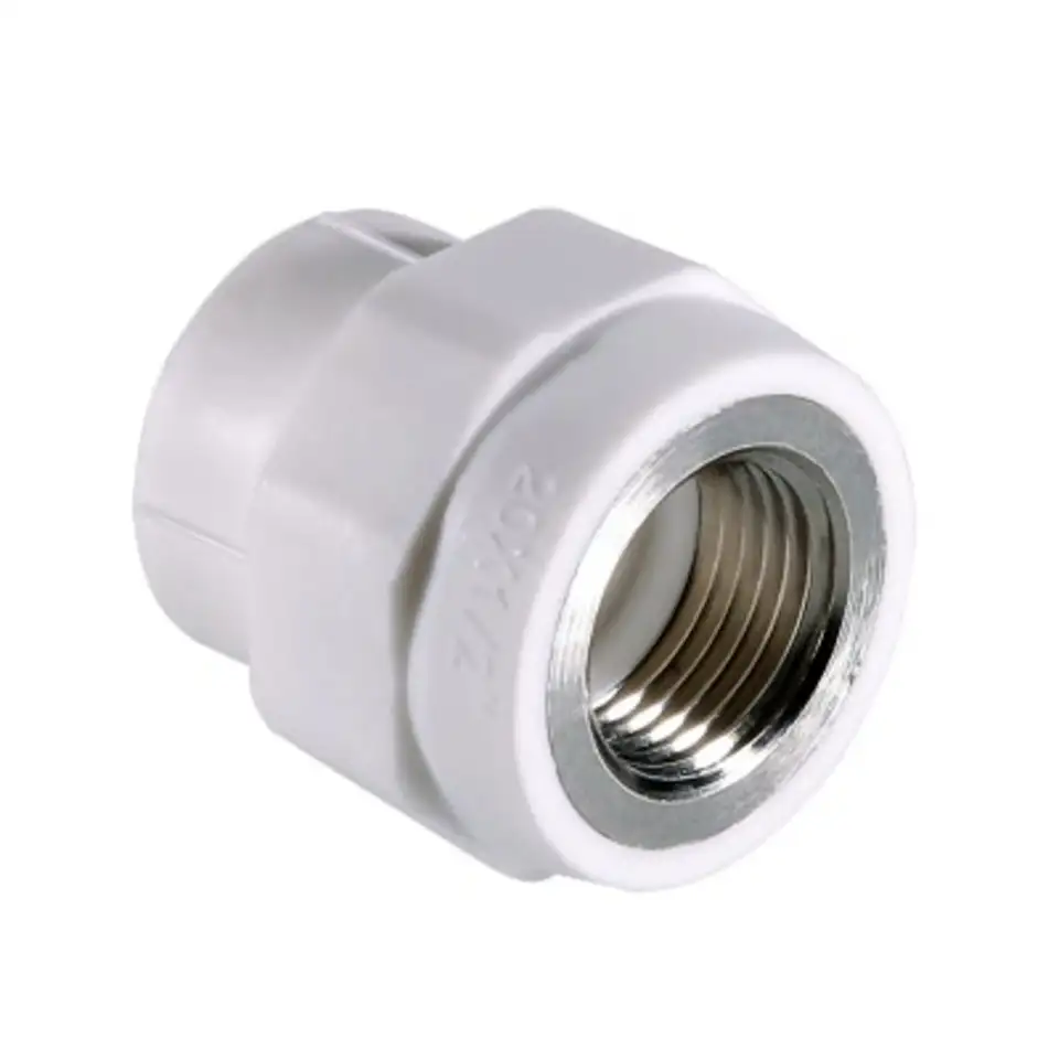 Соединитель ppr valtec 3/4''х20мм с переходом на внутреннюю резьбу, фотография 1