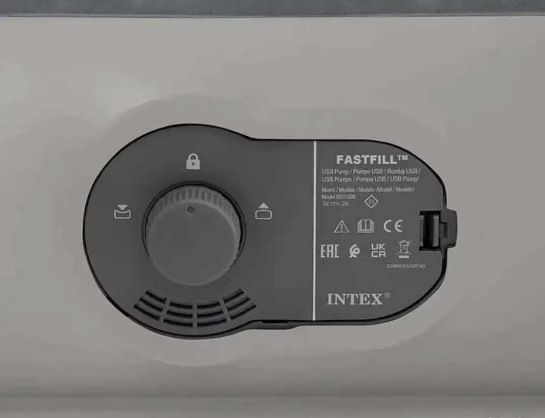 Новый матрас надувной 99х191х30см со встроенным USB насосом электро, фотография 4