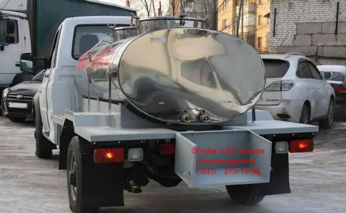 Молоковоз УАЗ 1500 литров, фотография 3