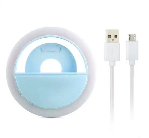 Светодиодное кольцо для селфи Selfie Ring Light на телефон, фотография 2