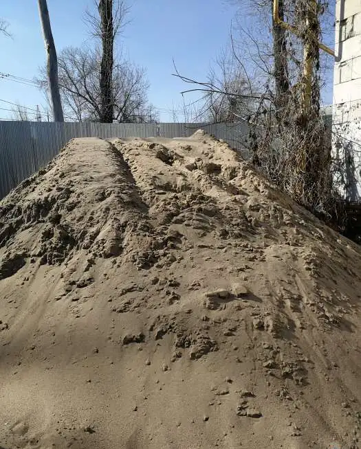 Песок речной и карьерный, чистый, навалом, фотография 2