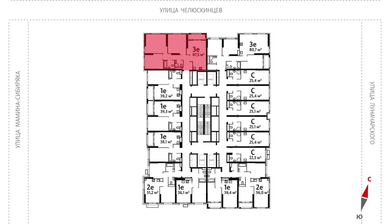 Продается 3-комн. квартира 87.5 м2 в новостройке, фотография 1