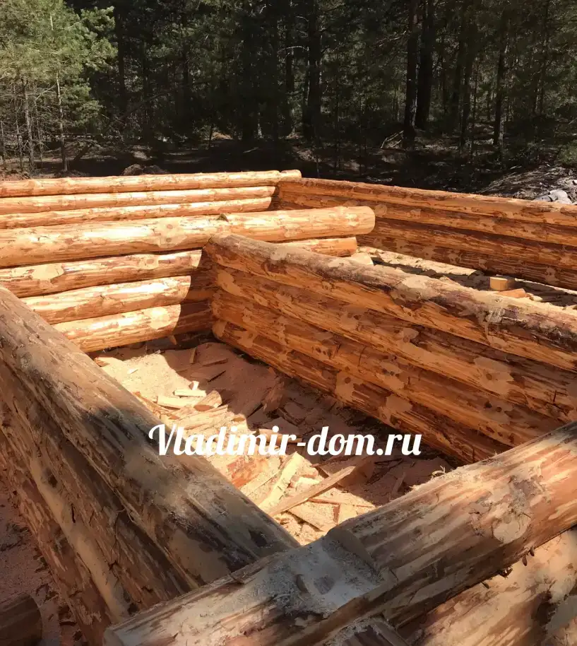 Дома и бани из рубленого бревна. Строительство., фотография 11