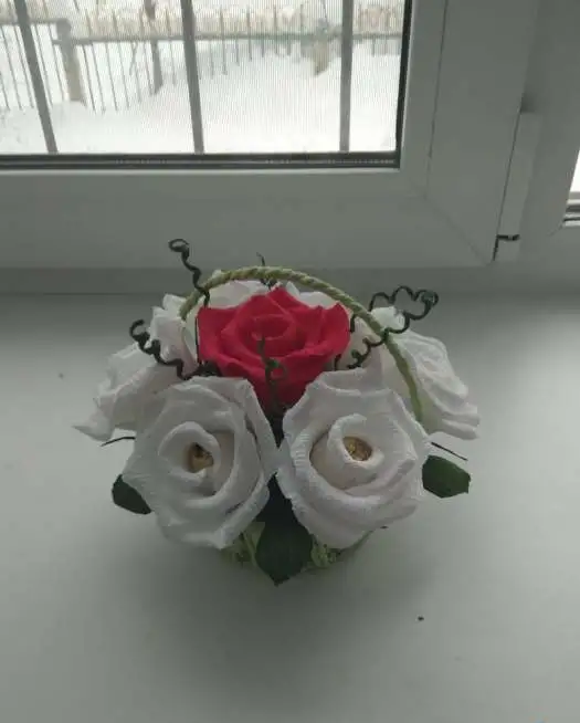 Цветы с конфетами, фотография 10