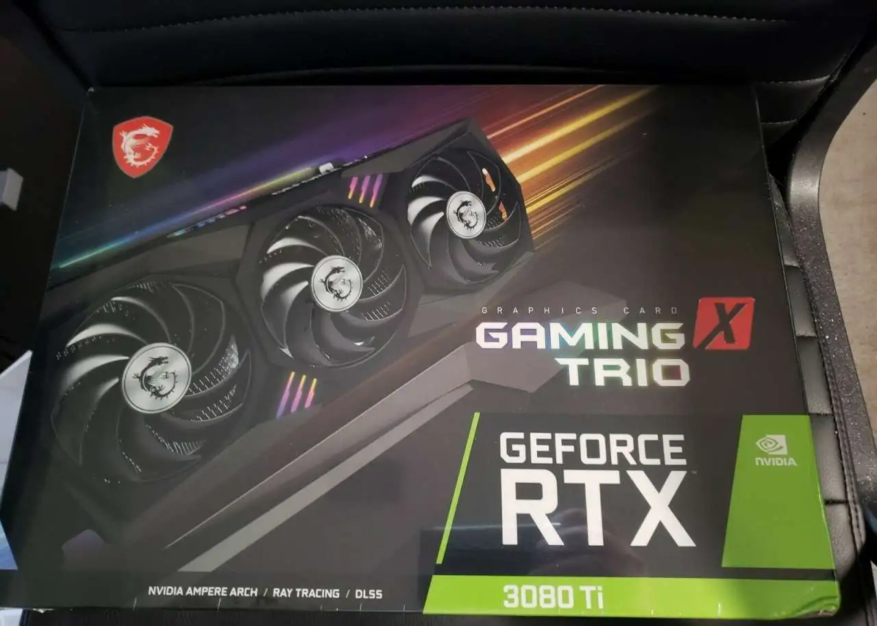 MSI RTX 3080 TI GAMING X TRIO 12G, фотография 1
