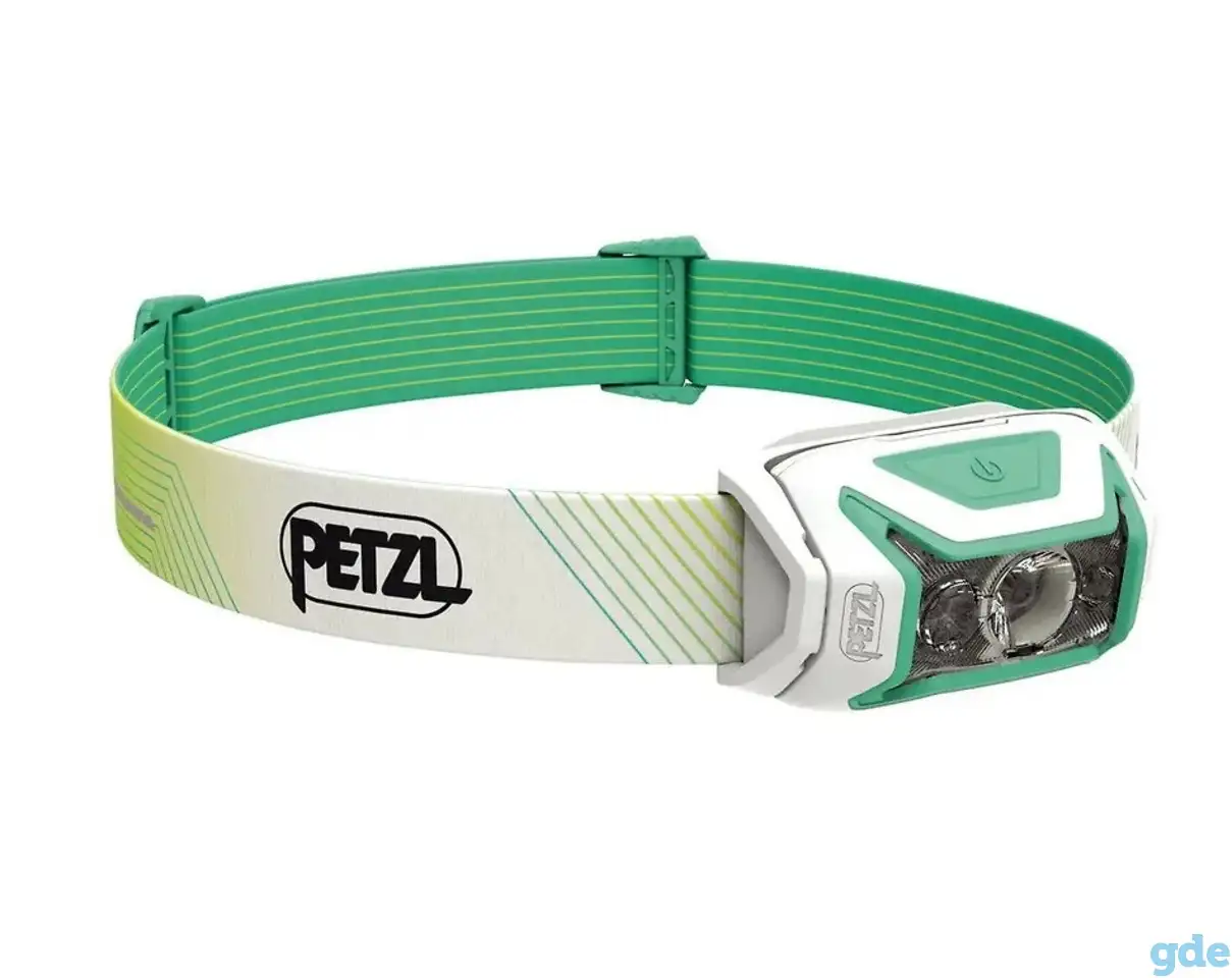 Налобный фонарь petzl actik core зеленый, фотография 1