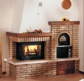 Roby40x60 - варочная дровяная печь с духовкой Италия, фотография 3