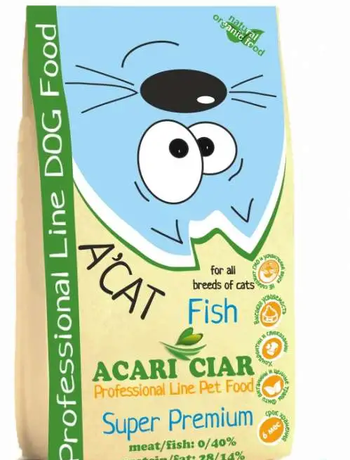 Сухой корм для кошек Acari Ciar A'CAT Fish - 1 кг. 330 ₽, фотография 1