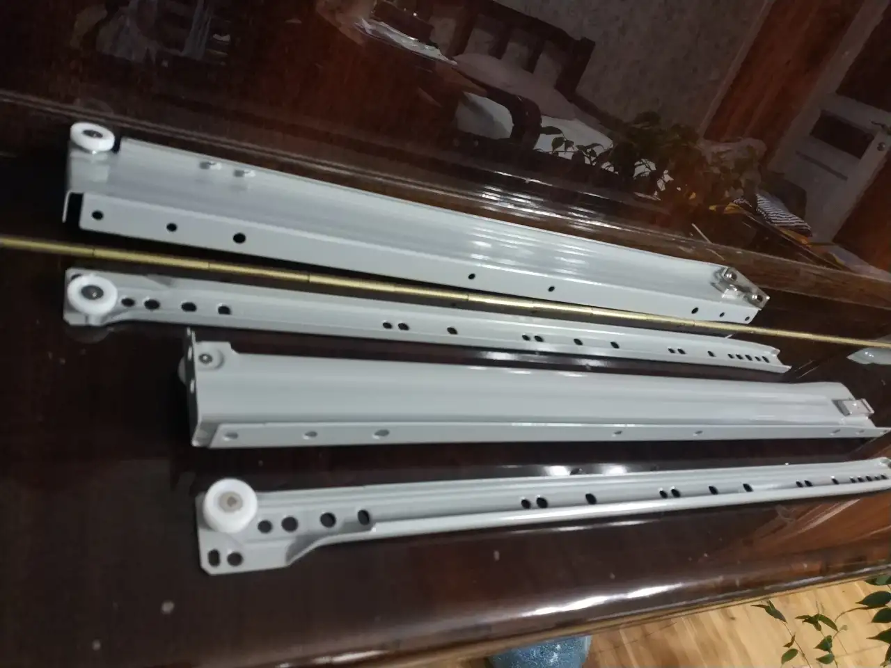 Декоративная Пластиковая Решетка 39 x 7 x 2 см Белая и Черная, фотография 5