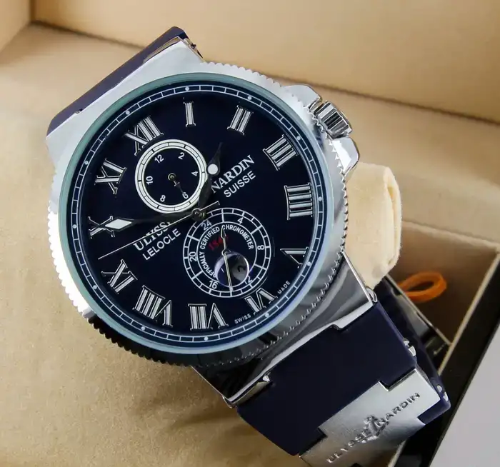 Новые Часы Ulysse Nardin Marine Lelocle Suisse механика, фотография 1