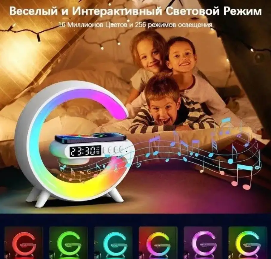 Новый умный светодиодный светильник, лампа, ночник bluetooth, фотография 4