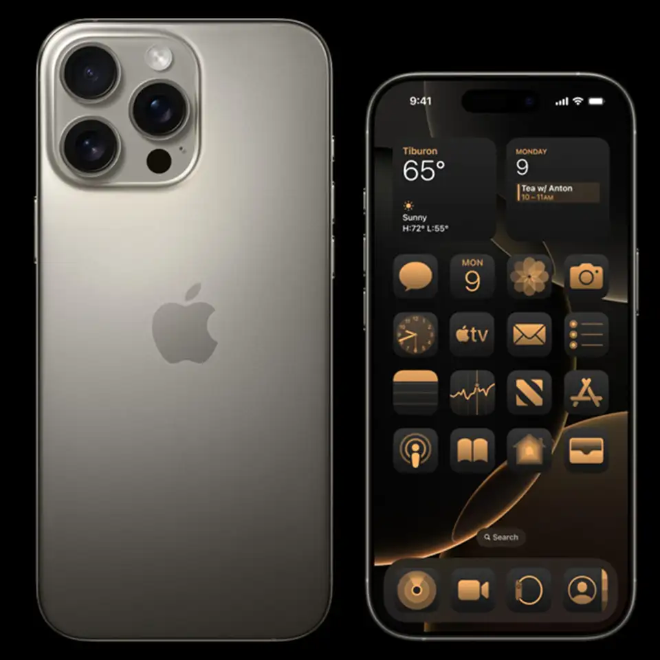 Смартфон apple iphone 16 pro 512gb natural titanium, фотография 8