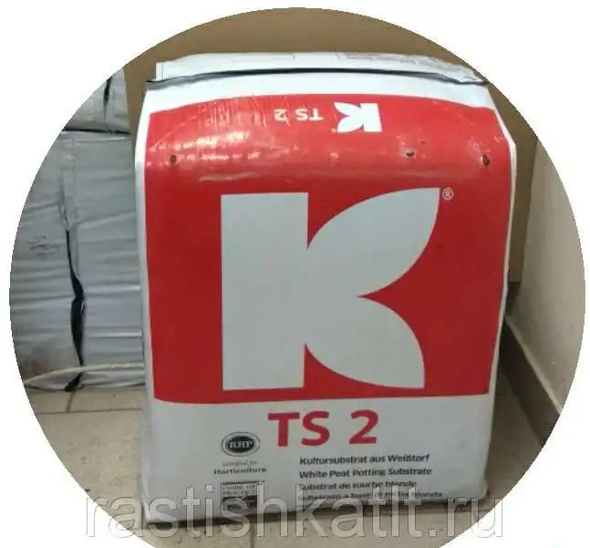Торф Klasmann TS2 (рец. 420) брикет 200 л, фотография 1