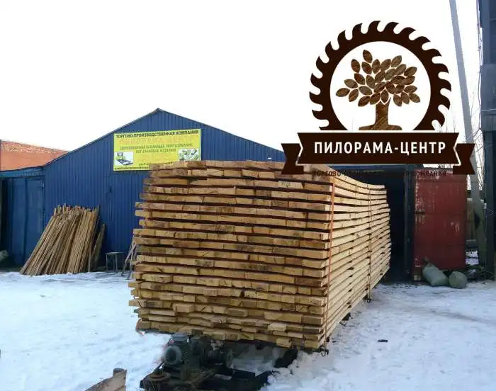 Доска необрезная сосна, промсушка, толщина 50мм, фотография 2