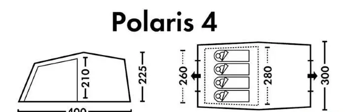 Палатка четырёхместная Polaris 4, фотография 3