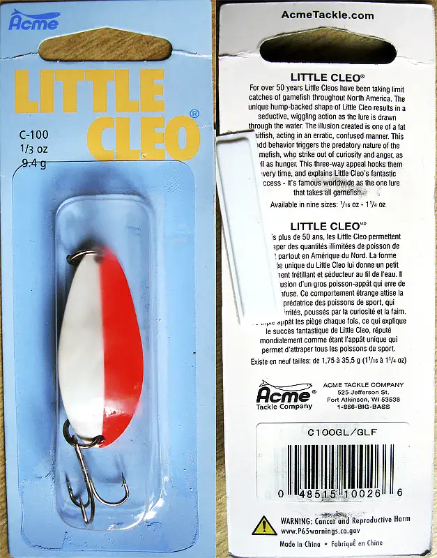 Little cleo 9,4гр 4,7см GLF, фотография 1