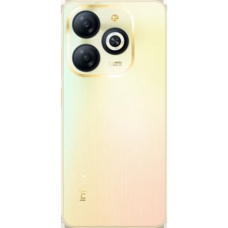 Смартфон infinix smart 8 4/128gb золотистый ru, фотография 6