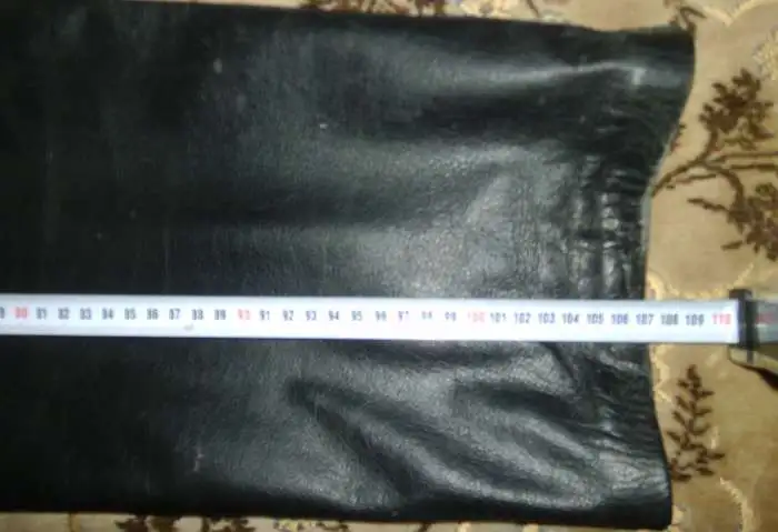 Продам брюки кожаные 52-54р., фотография 1