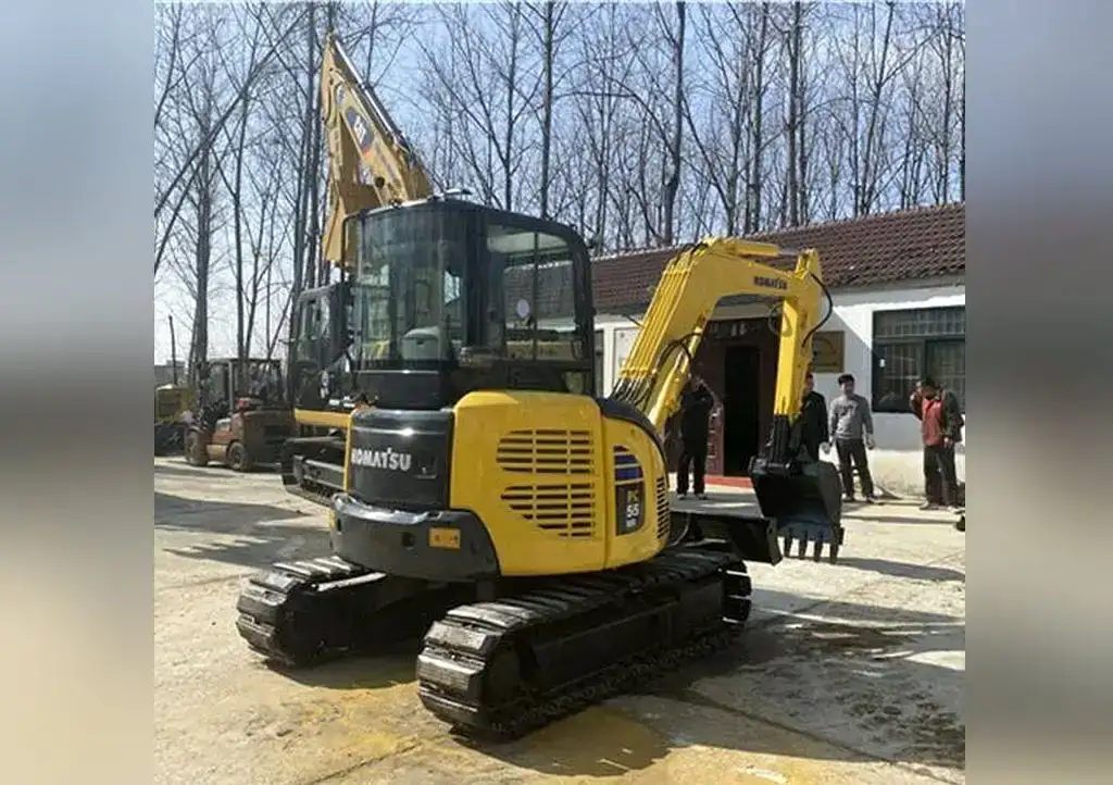 Мини экскаватор Komatsu 55, 5 т, 2000 м/ч, импорт, фотография 3