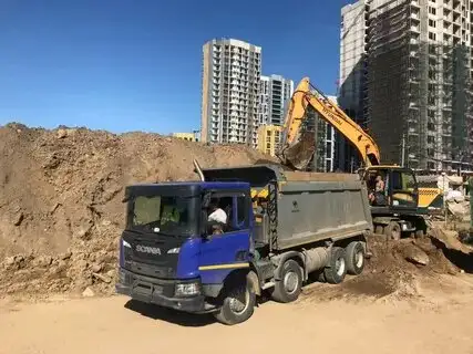 Вывоз грунта и мусора строительного, фотография 1