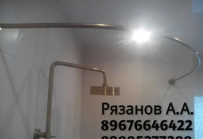 Эксклюзивные карнизы для шторок в ванную комнату, фотография 7