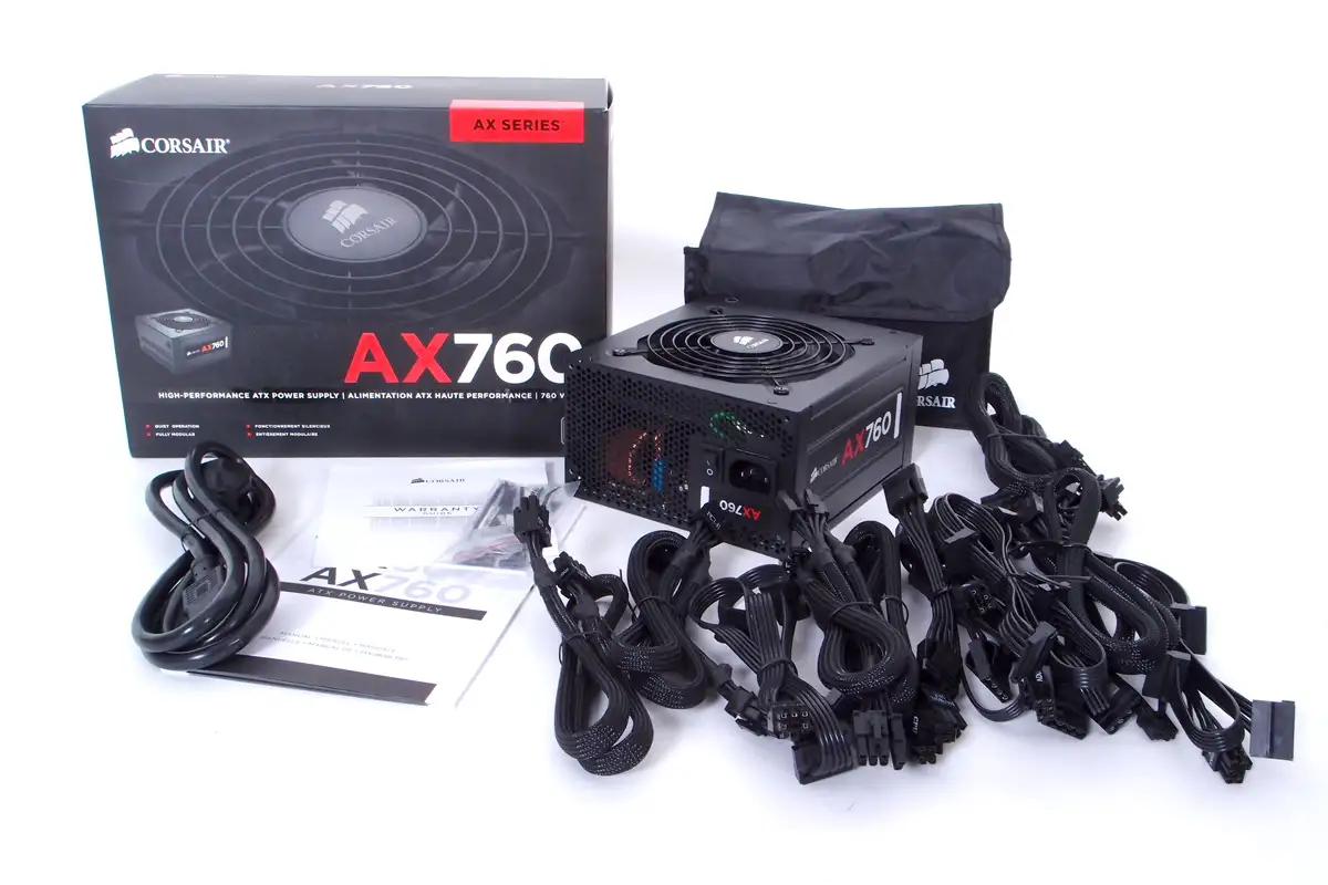 Блок питания 80 PLUS Platinum Corsair AX760, фотография 3
