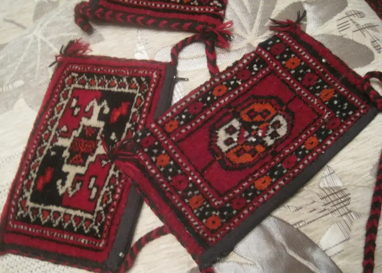 Сумка женская ковровая ткань 21x12 23x12 23x13 см Косметичка Футляр Чехол смартфона, фотография 2