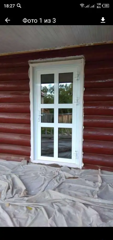 Дверь алюминиевая, фотография 1