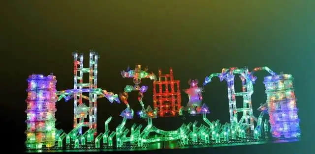 Light Up Links детский светящийся конструктор, фотография 1