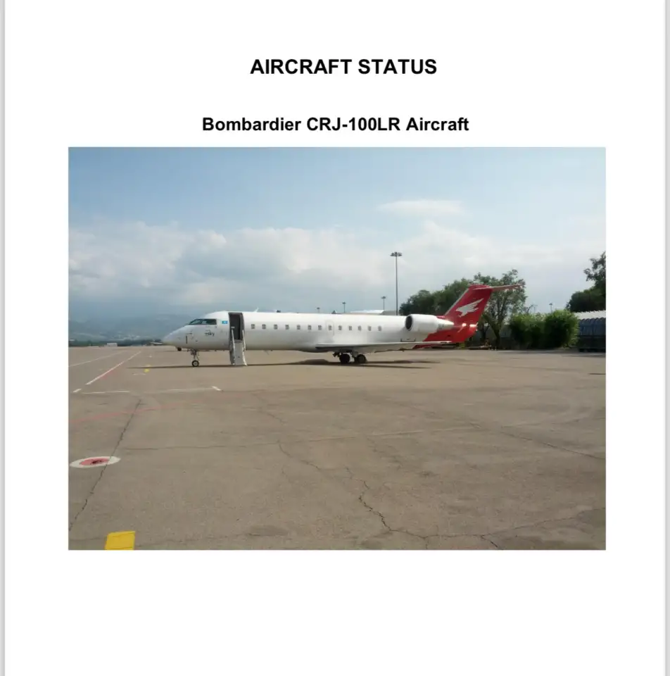 Самолет Bombardier CRJ-100LR, фотография 1