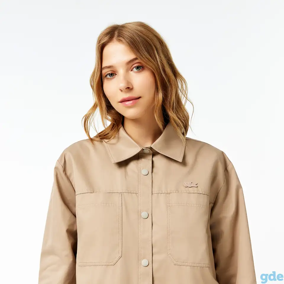 Женская лёгкая куртка lacoste regular fit, фотография 5