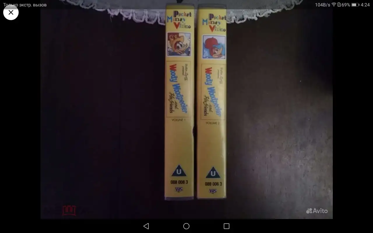 Видеокассеты Вуди Вудпекер  Woody Woodpecker 1987., фотография 3