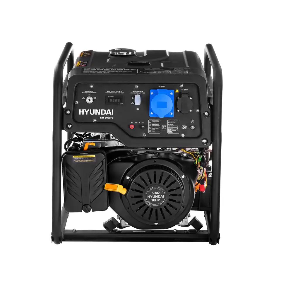 Бензиновый генератор hyundai hhy 9020fe, фотография 2