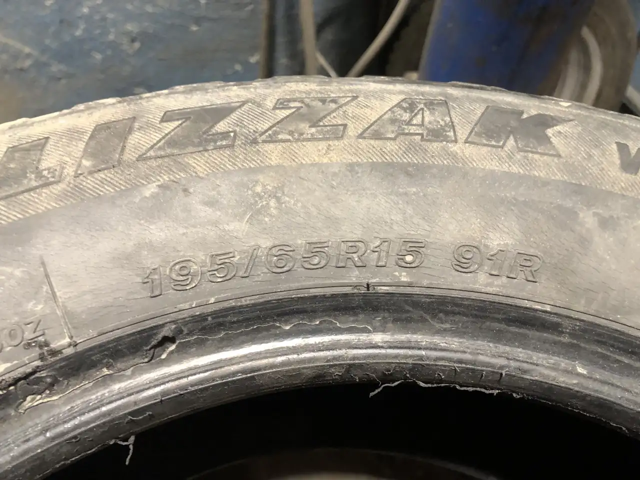 Шина бу Bridgestone Blizzak WS60 19565 R15 91R, фотография 3