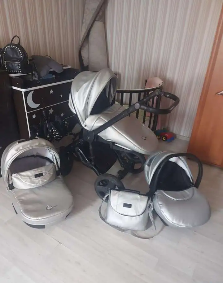 Продам детскую колясеу 3 в 1 Verbi, фотография 4