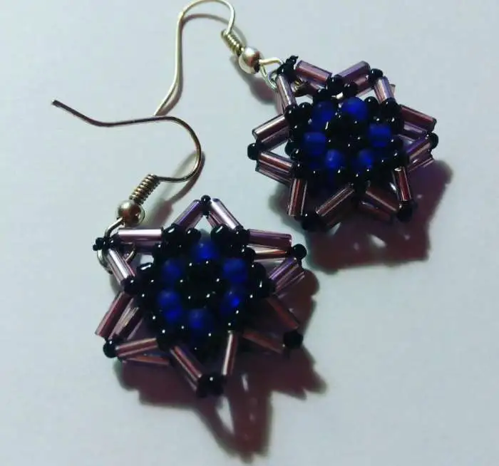 Серьги из бисера, фотография 1