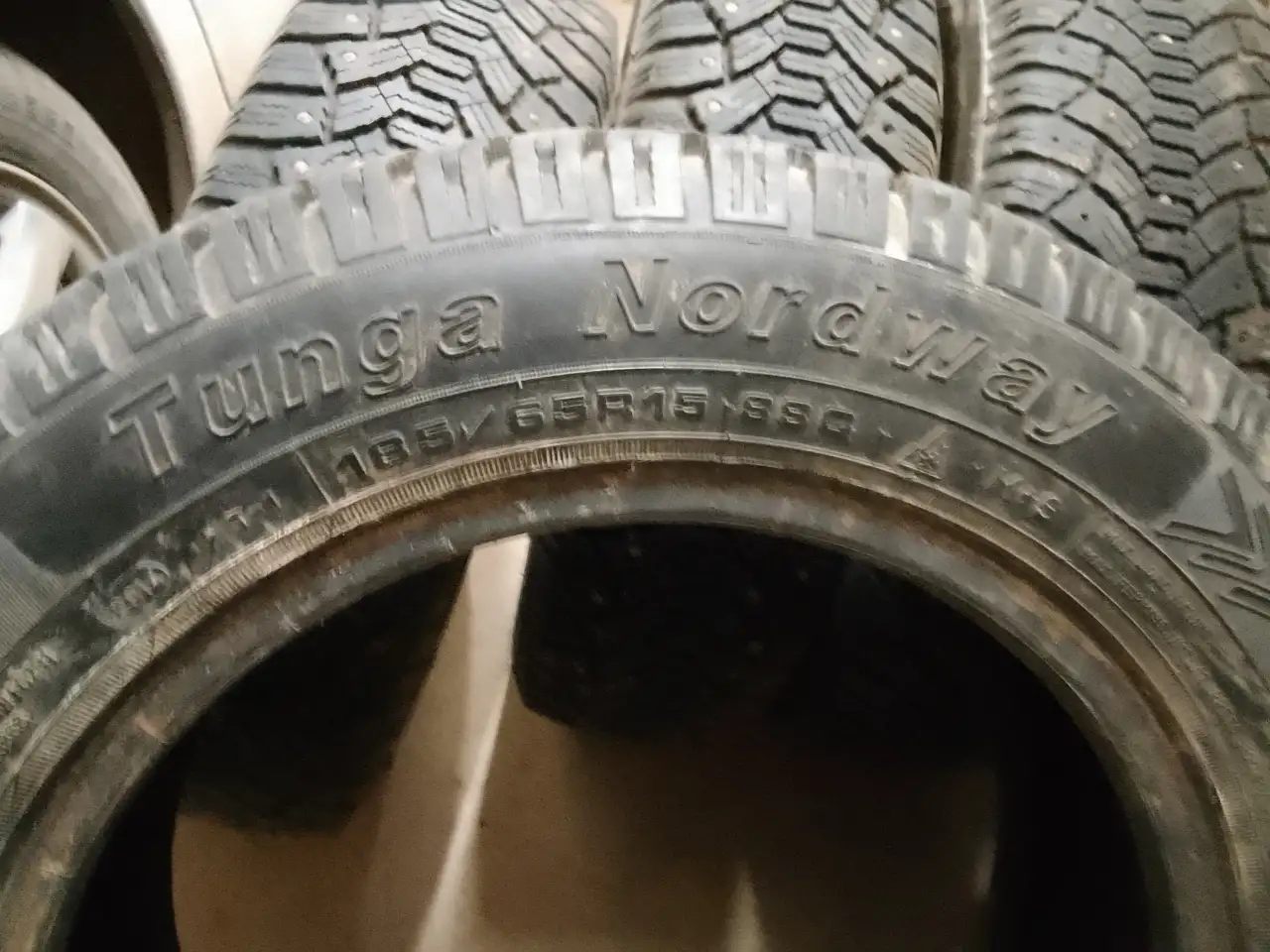 Шины шиповнные 18565R15 Tunga Nordway 4шт. Бу, фотография 2