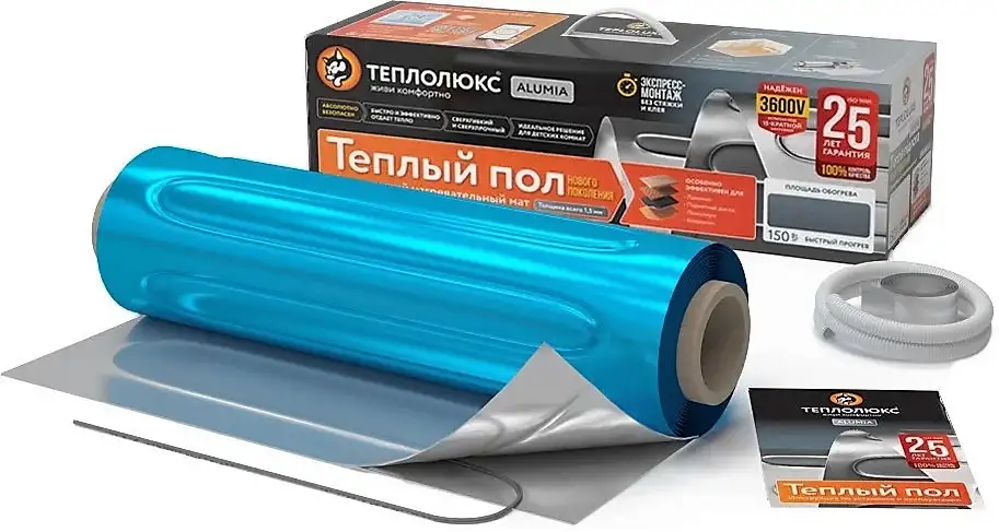 Теплый пол нагревательный мат на фольге., фотография 5