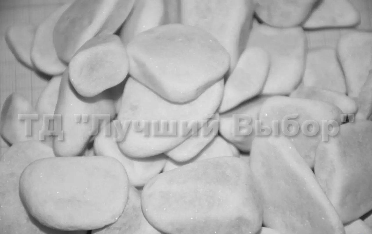 Мрамор галтованный, белый, мрамор в наличии и под заказ, фотография 2