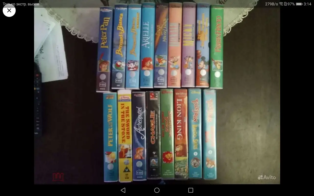 Видеокассеты Walt Disney Classics Collection  80s-90s, фотография 4