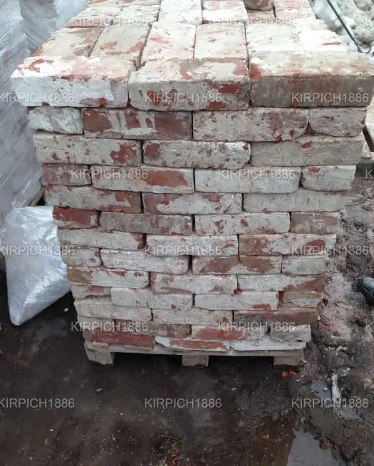 Столетний кирпич ручной формовки 19 века, фотография 1