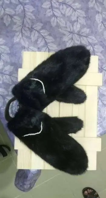 Продам Женские норковые варежки, фотография 1