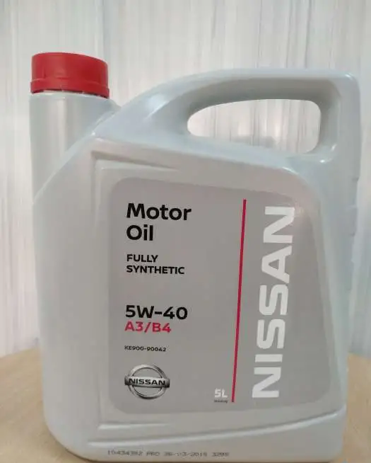 Моторное масло Nissan 5w40 5л, фотография 1