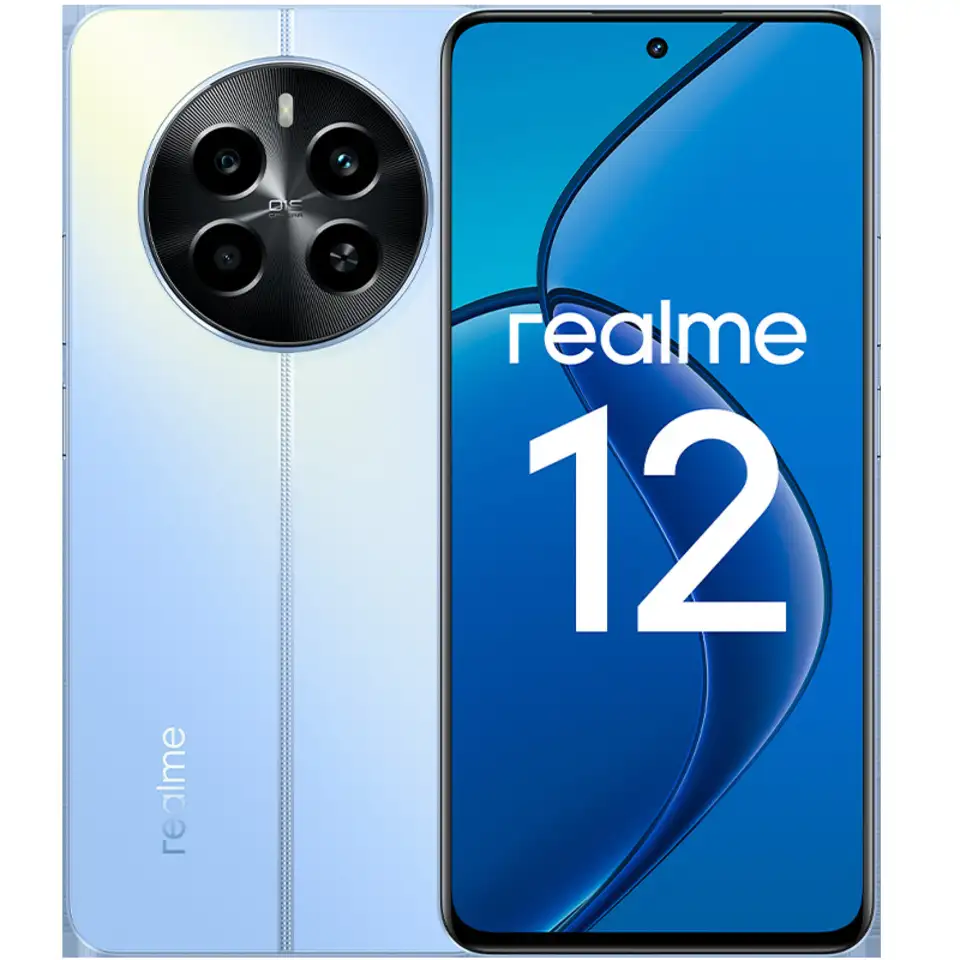 Смартфон realme 12 8/512gb, skyline blue ru, фотография 1