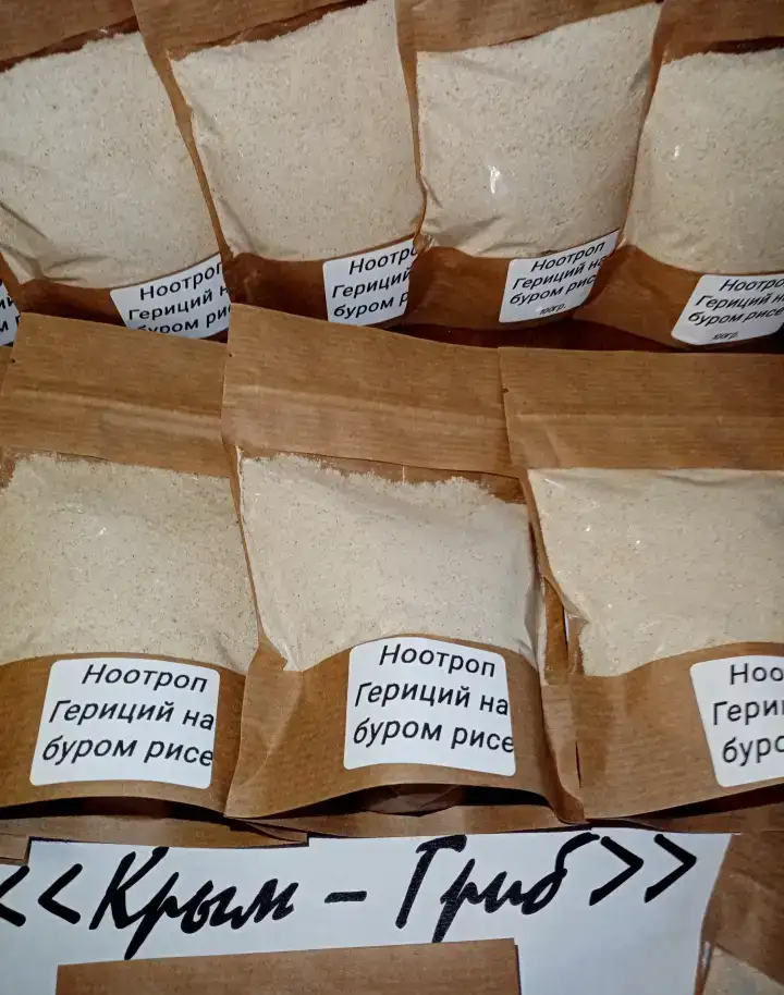 зерномицелий ежовик гребенчатый, фотография 1