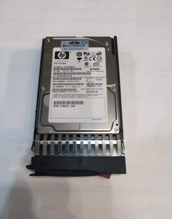 Жесткий диск HP 72GB SAS серверный PN:, DH072BB978, фотография 1