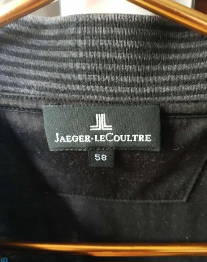 Поло Футболка   Jaeger LeCoultre   58 Ширина 56 см Длина 70 см цвет черный бу, фотография 3