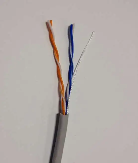 Кабель сетевой витая пара UTP 24AWG 4пары CAT5e 305м внешний CCA, фотография 1