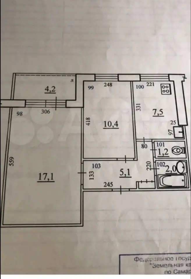 2-ком кв на Черемшанской 226, 50,00 м², 6 эт., Безымянка м.,, Черемшанская,д.226, фотография 11