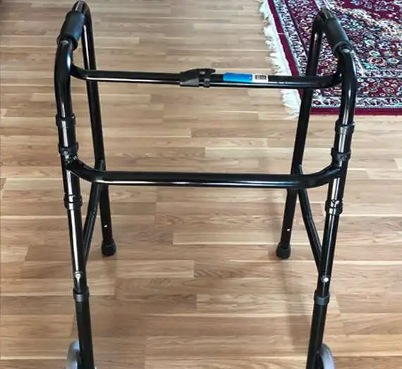 Ходунки для инвалидов на двух колесиках Ходунки-опоры R Wheel на 2х колесах (5') с шагом / без шага, фотография 1